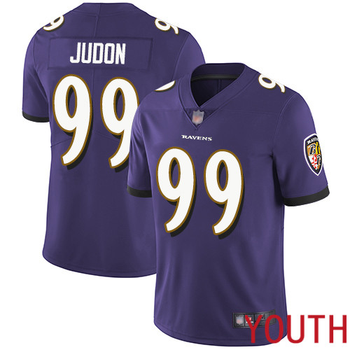 Baltimore Ravens Limited Purple Youth Matt Judon Home Jersey NFL Football 99 Vapor Untouchable